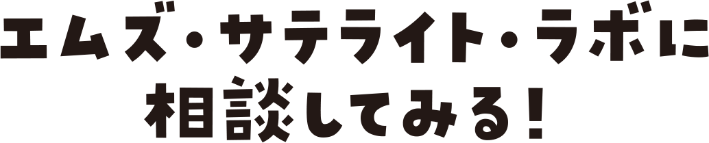 エムズ・サテライト・ラボに相談してみる！